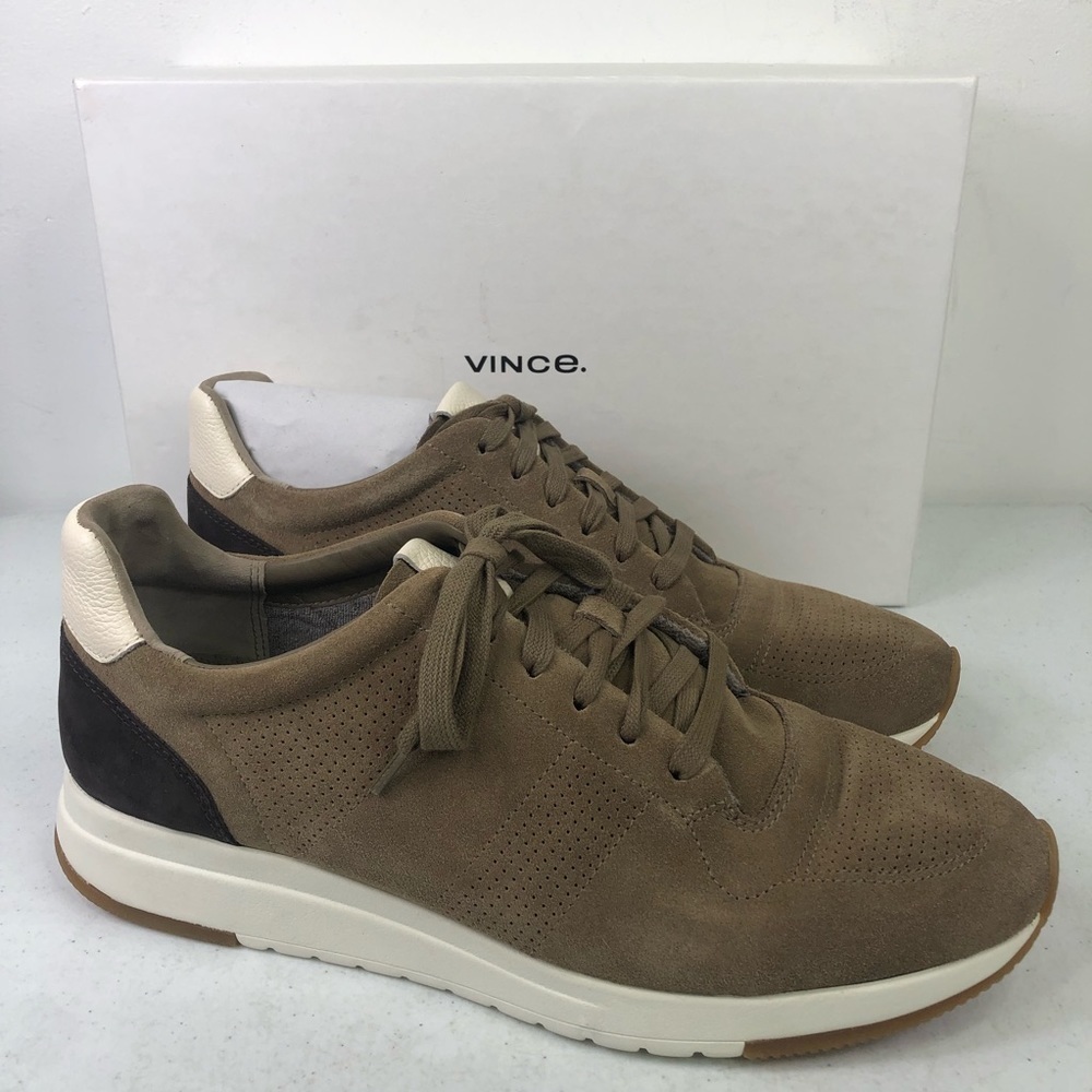 Vince “Pierce” Low Top Mens Sneaker Color Flint